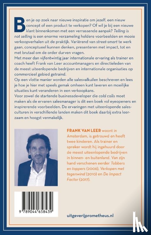 Leer, Frank van - Telling is not selling