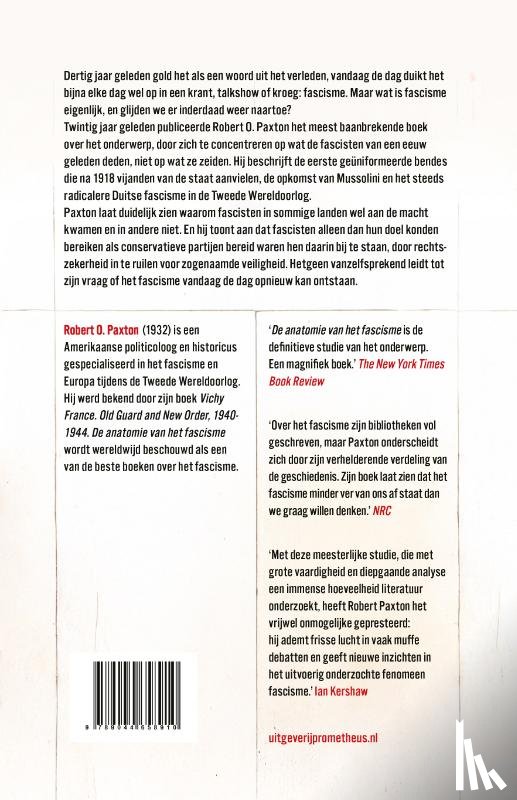 Paxton, Robert O. - De anatomie van het fascisme