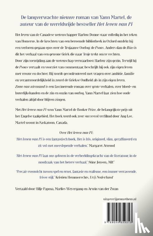 Martel, Yann - Zoon van niemand