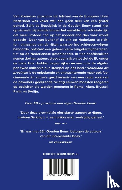 Sicking, Louis - Nederland als provincie