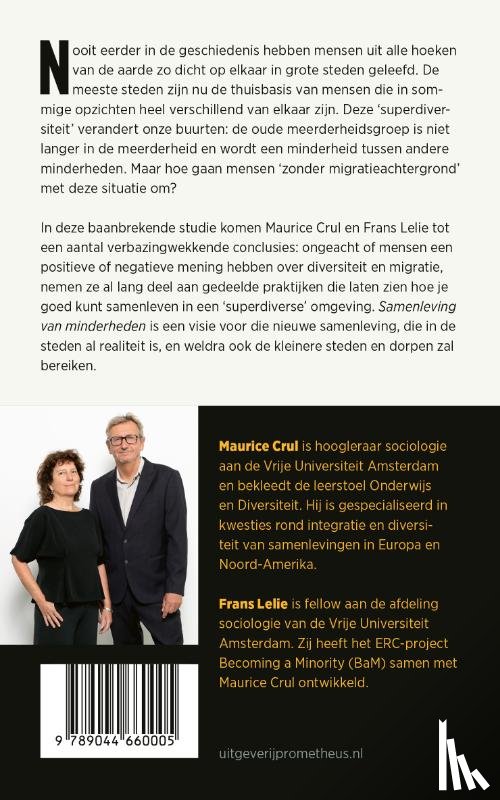Crul, Maurice, Lelie, Frans - Samenleving van minderheden