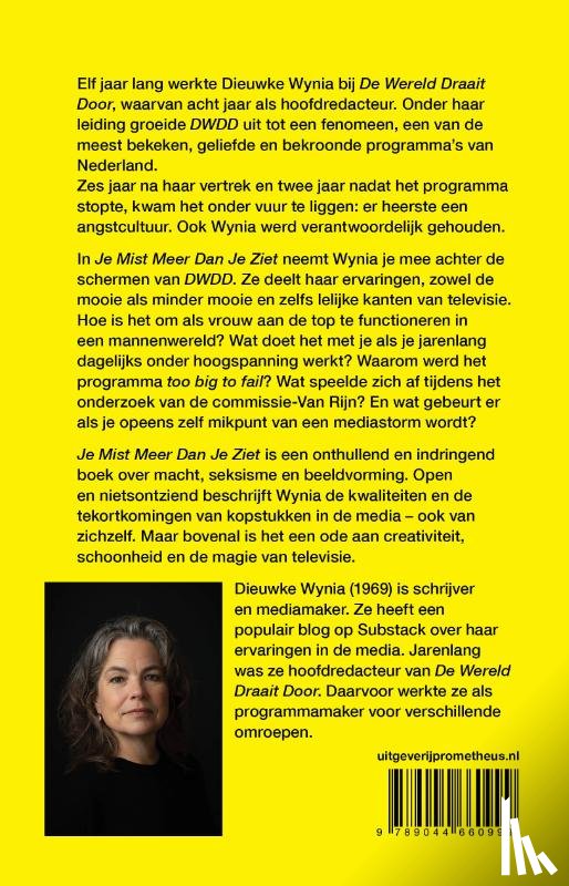 Wynia, Dieuwke - Je mist meer dan je ziet