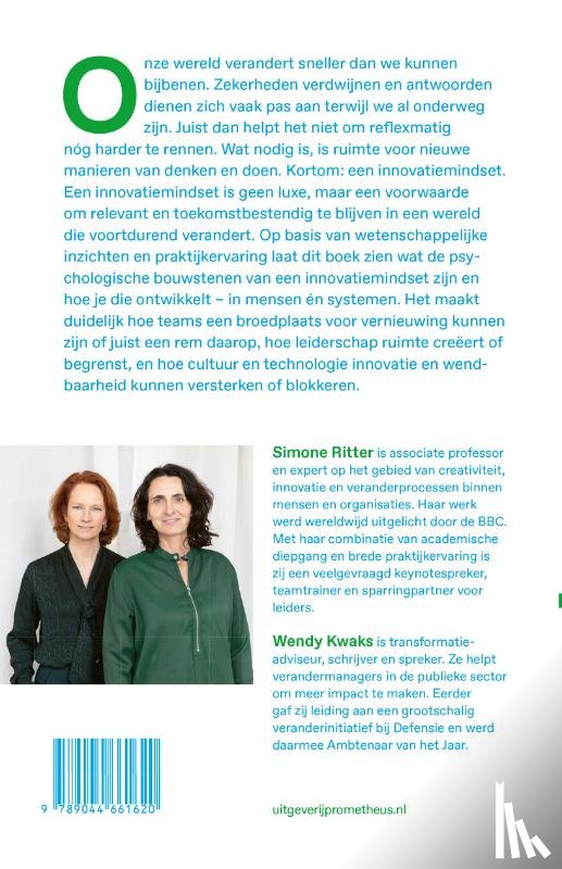 Ritter, Simone, Kwaks, Wendy - Innovatiemindset