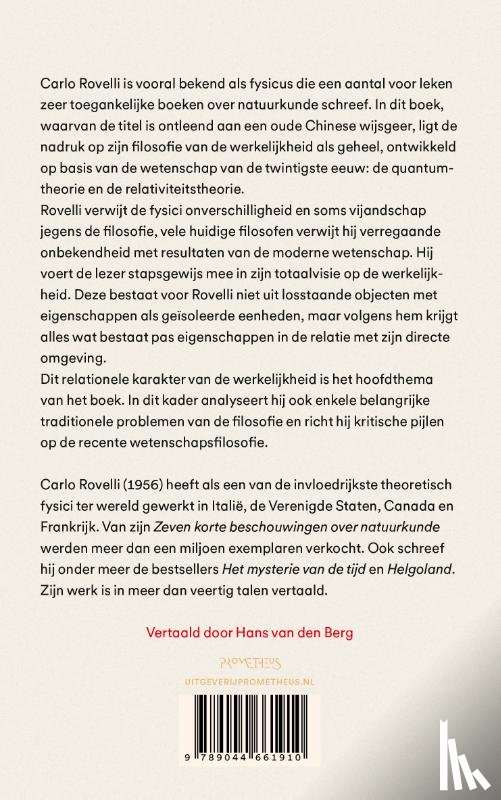 Rovelli, Carlo - Over de gelijkheid van alle dingen