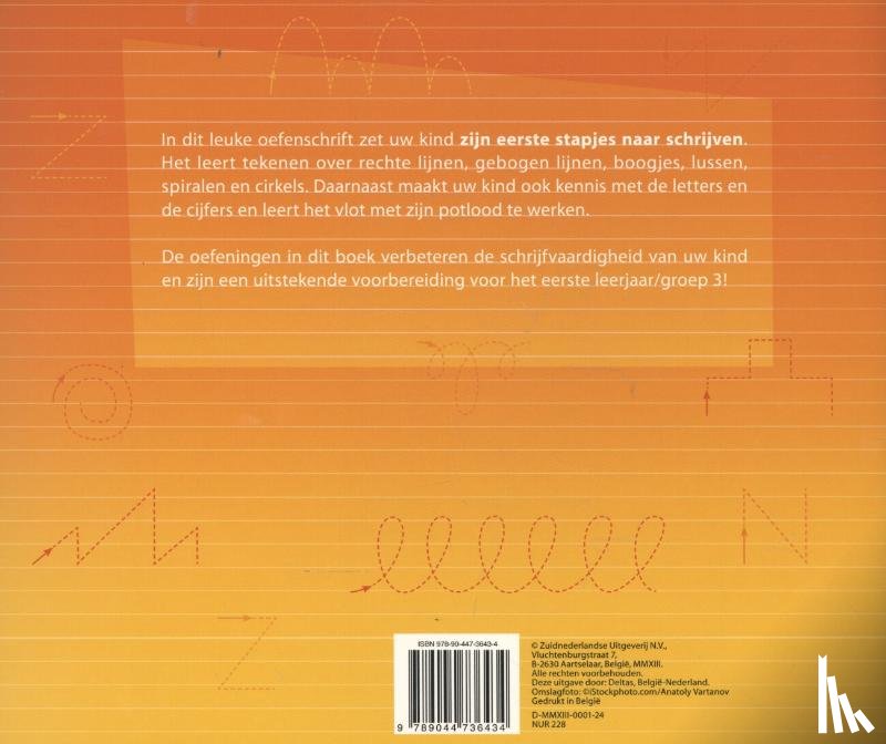ZNU - Mijn oefenschrift Eerste stappen naar schrijven (5-6 j.) 3de kleuterklas groep 2