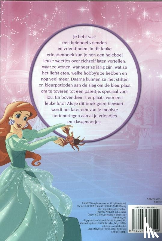 Disney Pixar - Disney Prinses vriendenboek