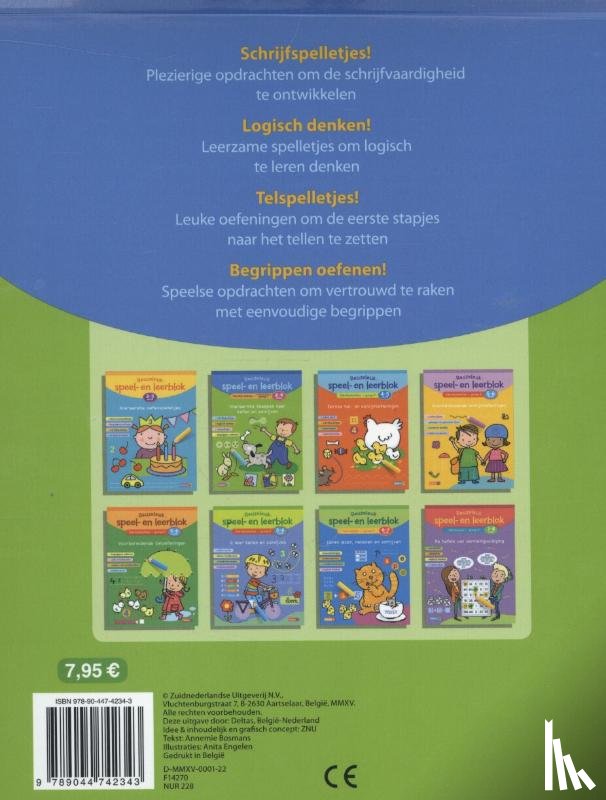 Bosmans, Annemie - 1ste kleuterklas; Voorbereiding op groep 1; 3-4 jaar