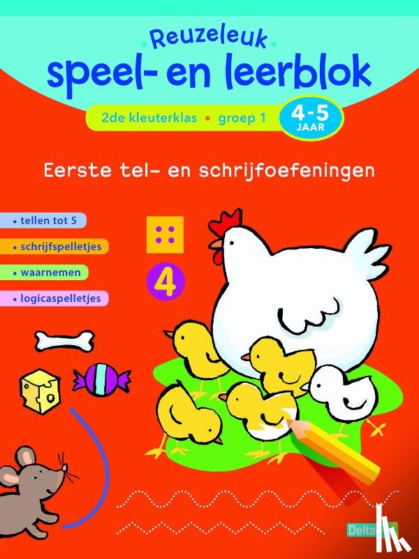 ZNU - Reuzeleuk speel- en leerblok Tel- en schrijfoefeningen (4-5 j.)