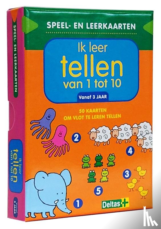  - Speel- en leerkaarten - Ik leer tellen van 1 tot 10 (+3 j.)