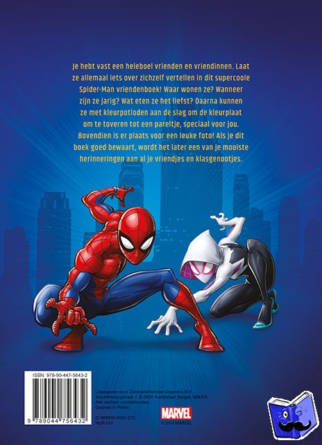  - Spider-man vriendenboek