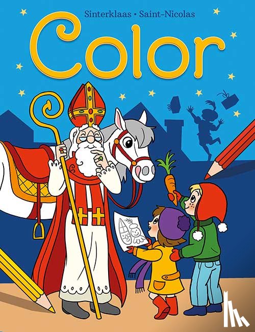  - Sinterklaas Color kleurblok / Saint-Nicolas Color bloc de coloriage