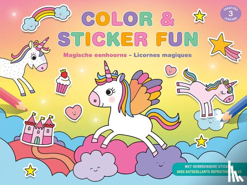 ZNU - Color & Sticker Fun - Magische eenhoorns