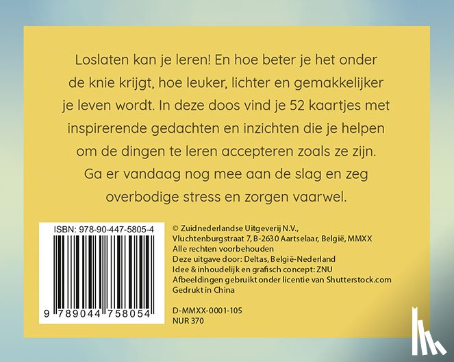  - Laat het los - Inzichtkaarten