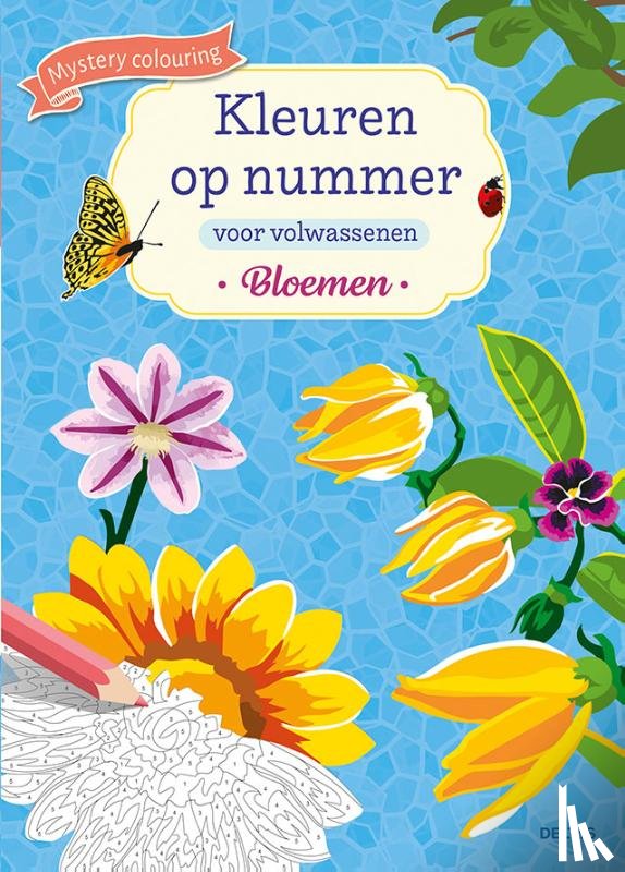 - Kleuren op nummer voor volwassenen Bloemen