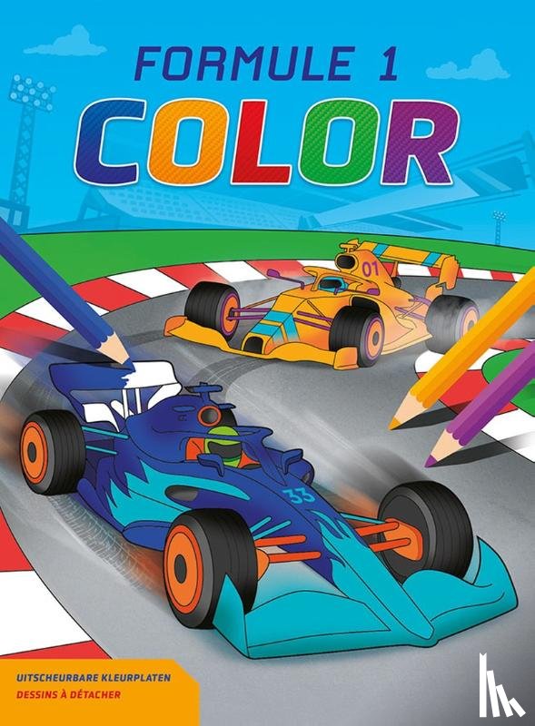 ZNU - Formule 1 Color / Formule 1 color - bloc de coloriage