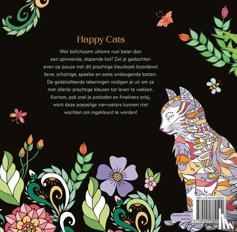 ZNU - Happy cats - Kleuren voor volwassenen