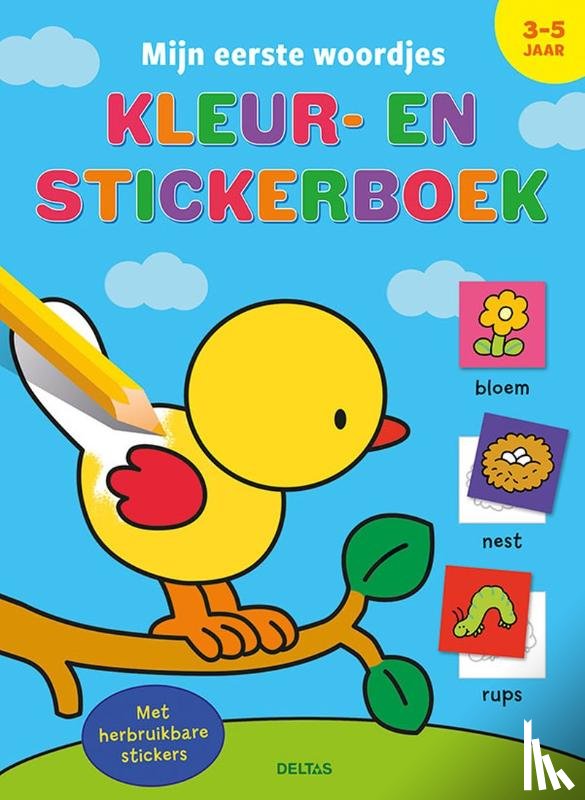 ZNU - Mijn eerste woordjes kleur- en stickerboek (3-5 j.)