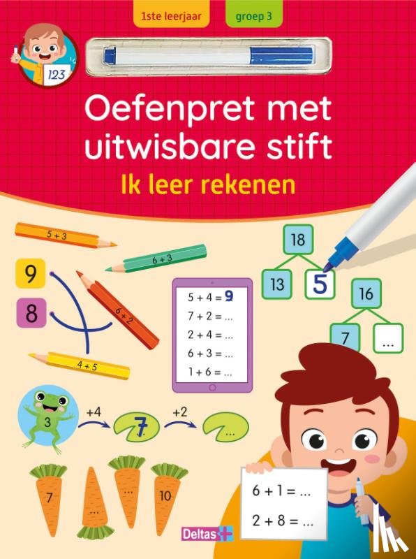  - Oefenpret met uitwisbare stift - Ik leer rekenen
