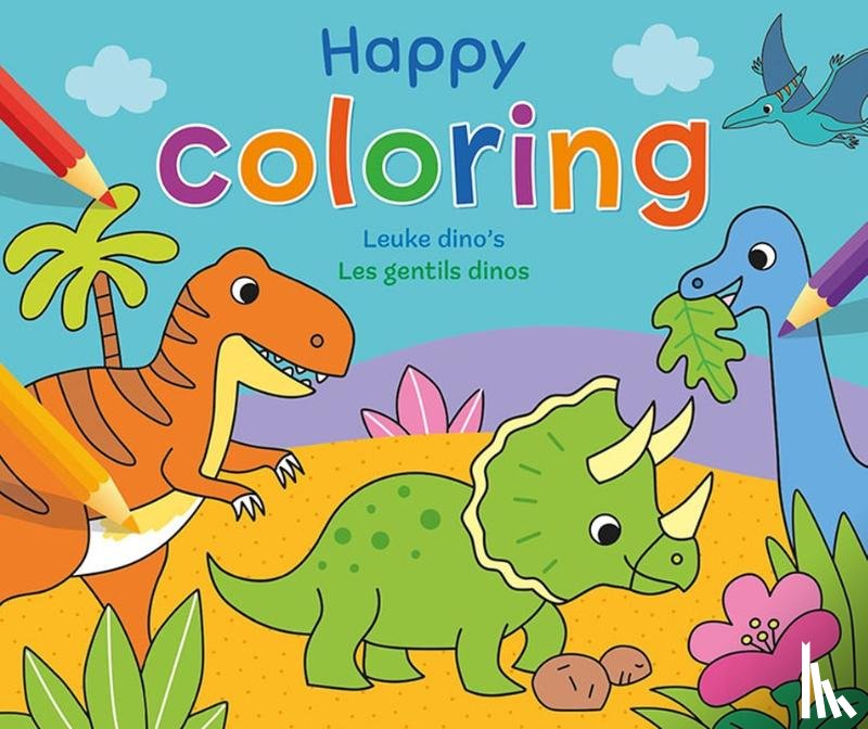 ZNU - Happy Coloring - Leuke dino's / Happy Coloring - Les gentils dinos