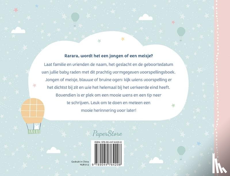 ZNU - Welkom baby! Voorspellingsboek