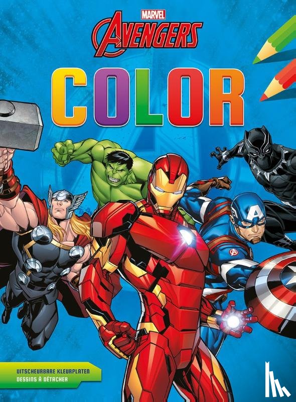  - Marvel Avengers Color kleurblok / Marvel Avengers bloc de coloriage