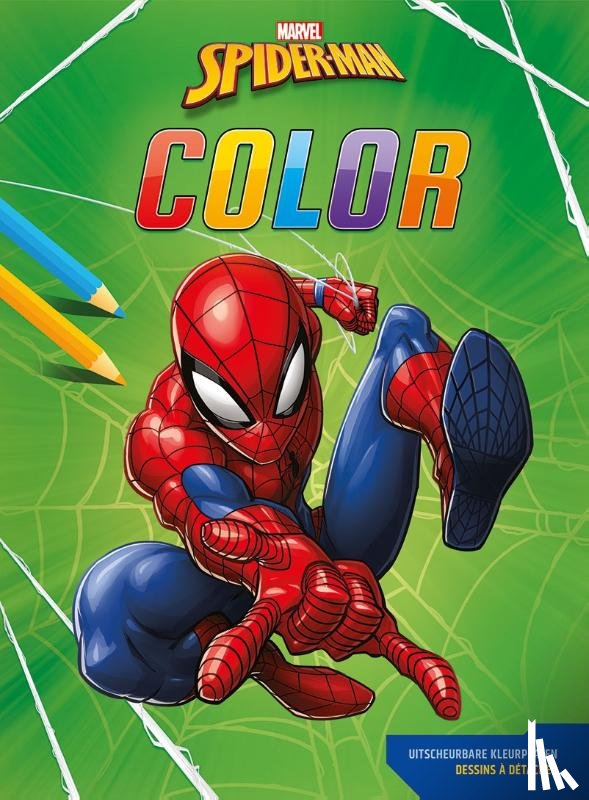  - Marvel Spider-Man Color kleurblok / Marvel Spider-Man Color bloc de coloriage