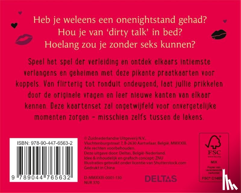 ZNU - Tijd voor een sexy babbel - Pikante praatkaarten voor koppels