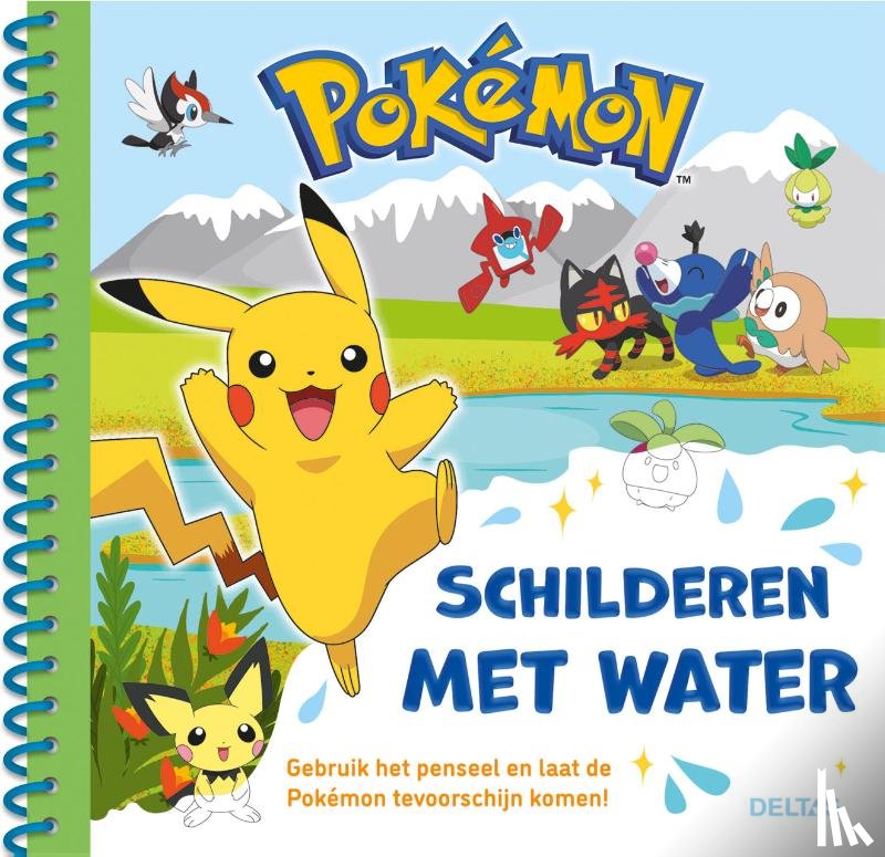  - Pokémon Schilderen met water deel 1 (groen)