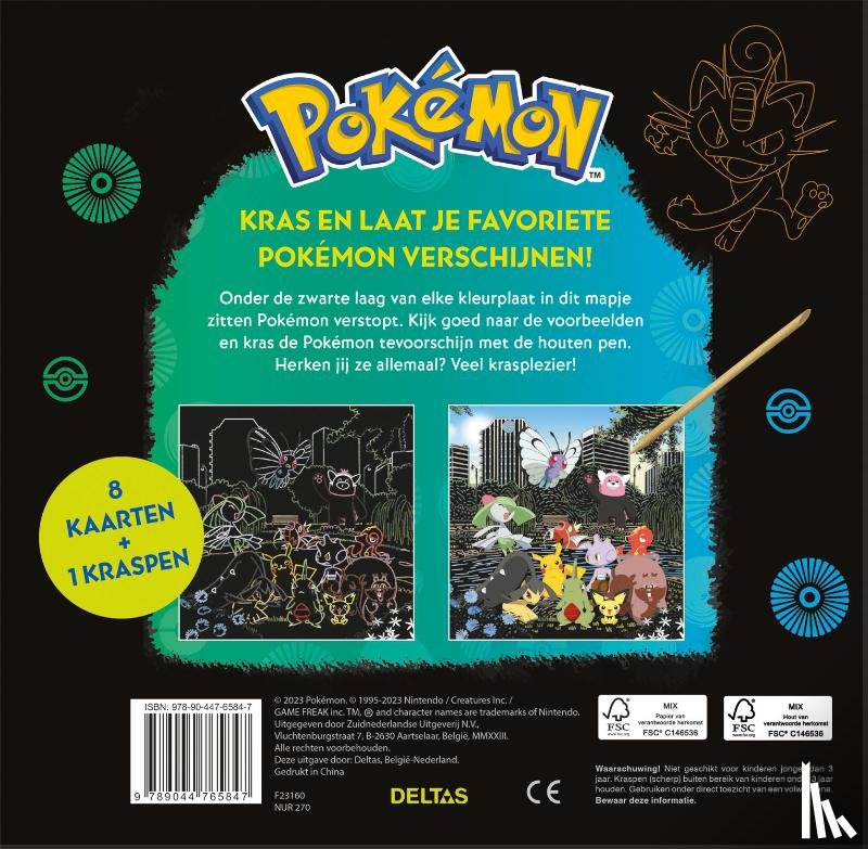  - Pokémon kraskaarten