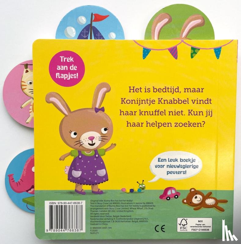  - Konijntje Knabbel zoekt haar knuffel