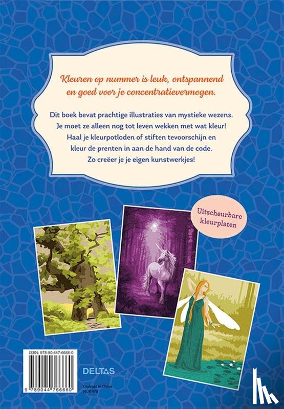  - Kleuren op nummer voor volwassenen Fantasy