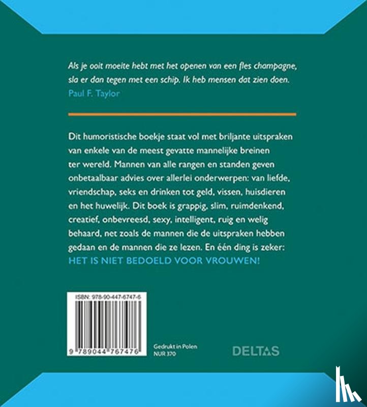  - Mannen weten alles beter
