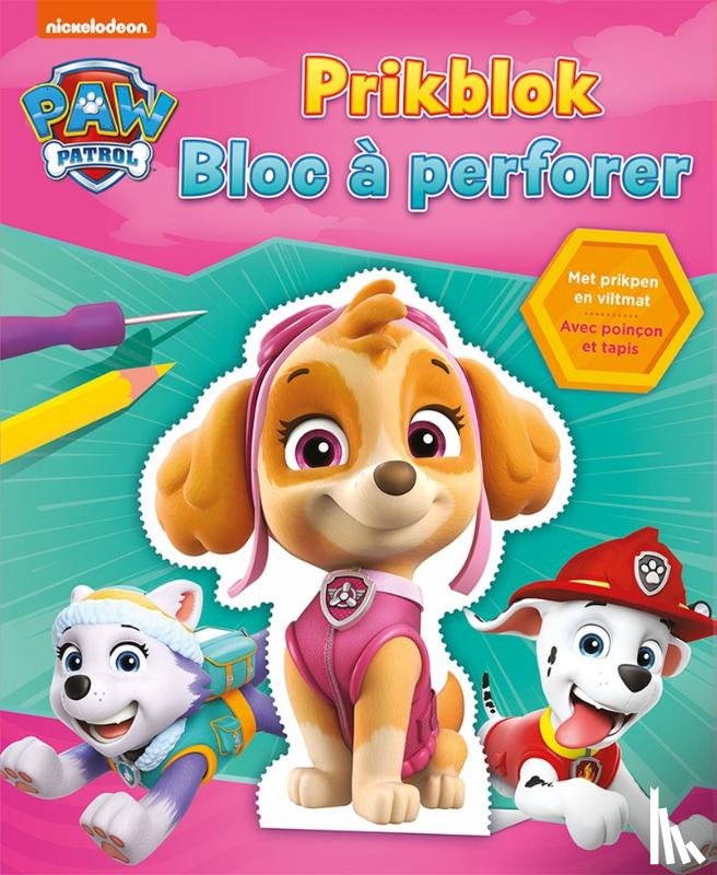  - Paw Patrol prikblok (roze)