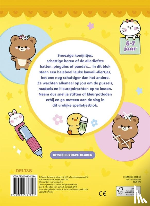 ZNU - I love Kawaii Spelletjesblok