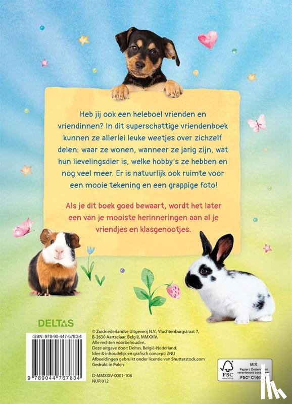 ZNU - Fluffy Friends vriendenboek