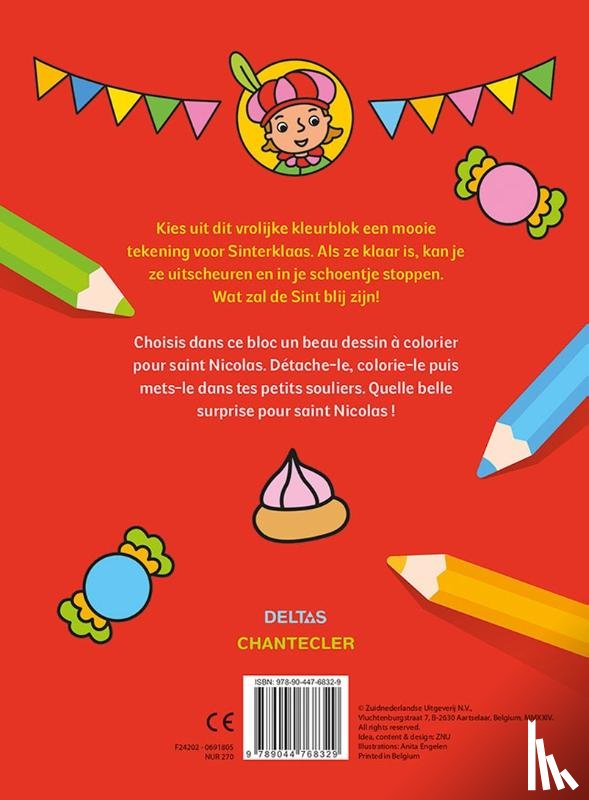  - Sinterklaas / Saint-Nicolas happy color