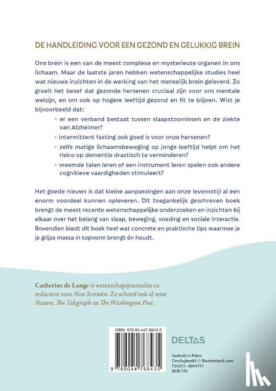 LANGE, CATHERINE DE - Je brein in topvorm