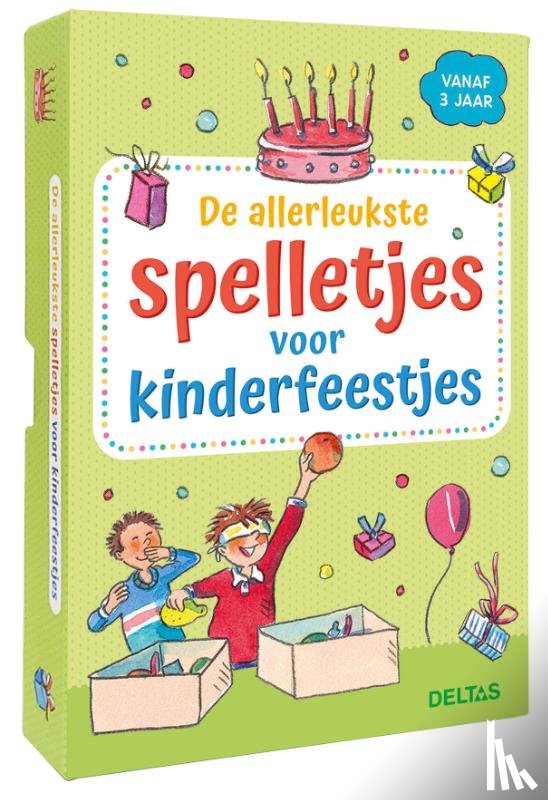 BERNHARD, ANNA - De allerleukste spelletjes voor kinderfeestjes (vanaf 3 jaar) - doos met kaarten