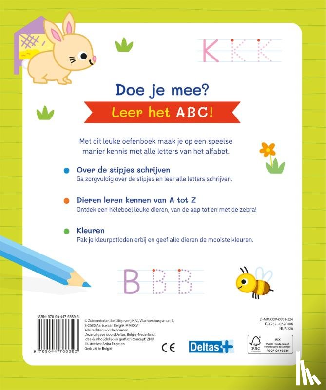 ZNU - Mijn eerste ABC oefenboek (4-6 j.)