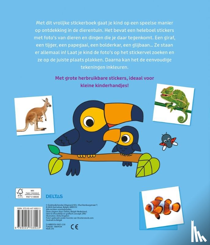 ZNU - In de dierentuin Stickerboek