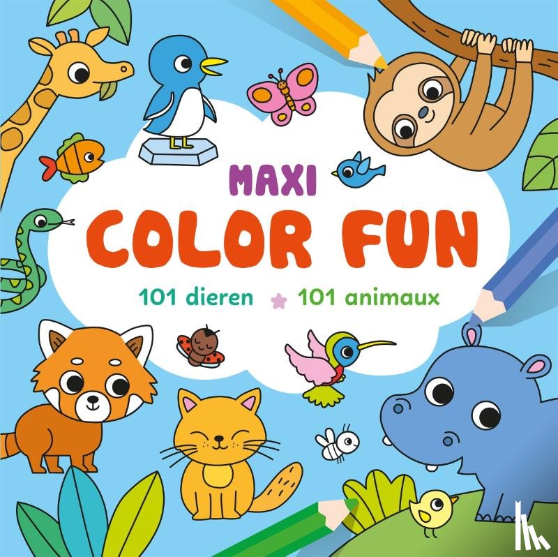 ZNU - Maxi Color Fun – 101 dieren / Maxi Color Fun – 101 animaux