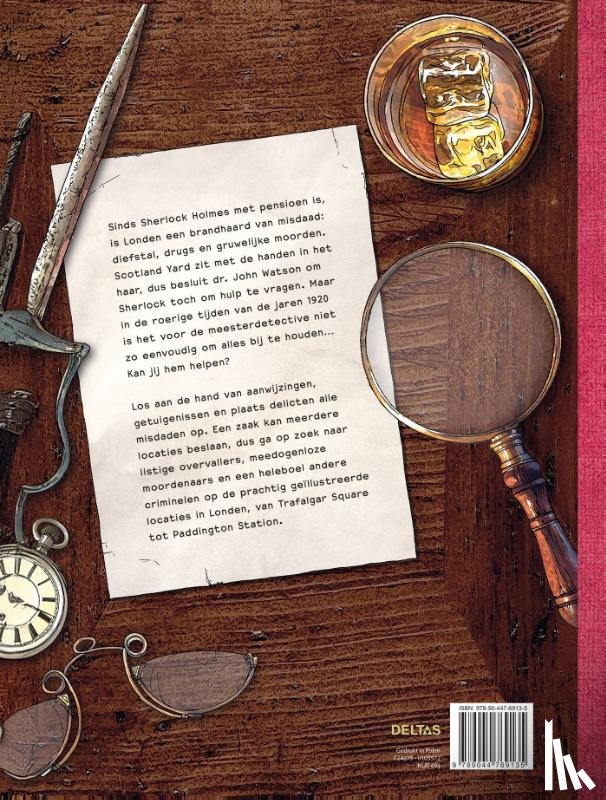 KECK, GECKO - Sherlock Holmes zoek- en puzzelboek