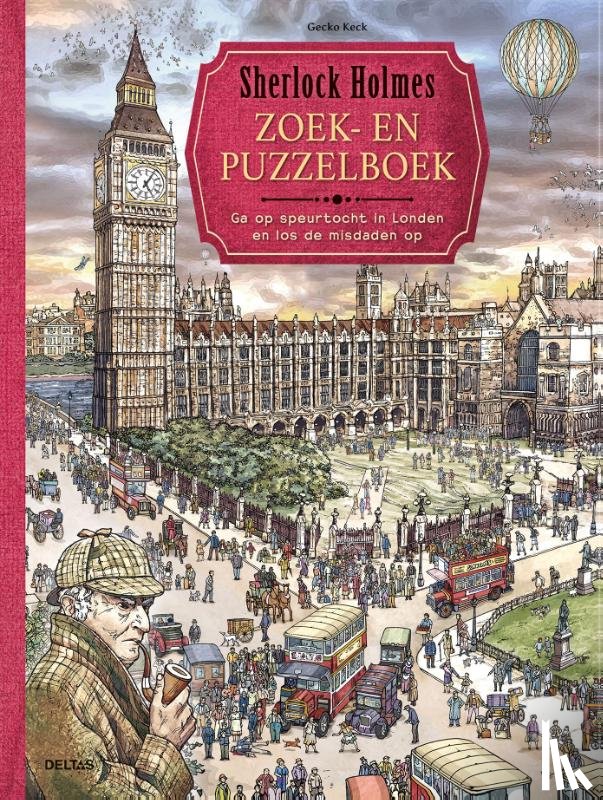 KECK, GECKO - Sherlock Holmes zoek- en puzzelboek
