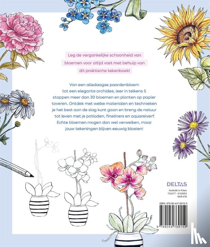 Sälinger, Anastasia - Stap voor stap bloemen leren tekenen