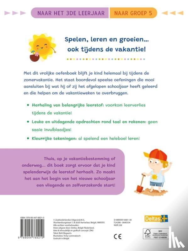 ZNU - Vakantie oefenpret - Leuke herhalingsoefeningen taal, spelling en rekenen (naar het 3de leerjaar / naar groep 5)