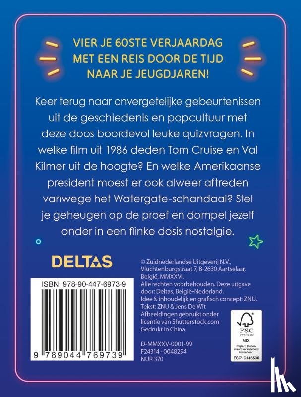 DE WIT, JENS - Quiz Hoera 60 jaar!