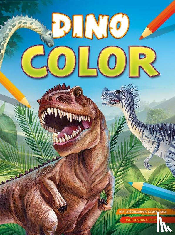 ZNU - Dino Color kleurblok / Dino Color Bloc de coloriage