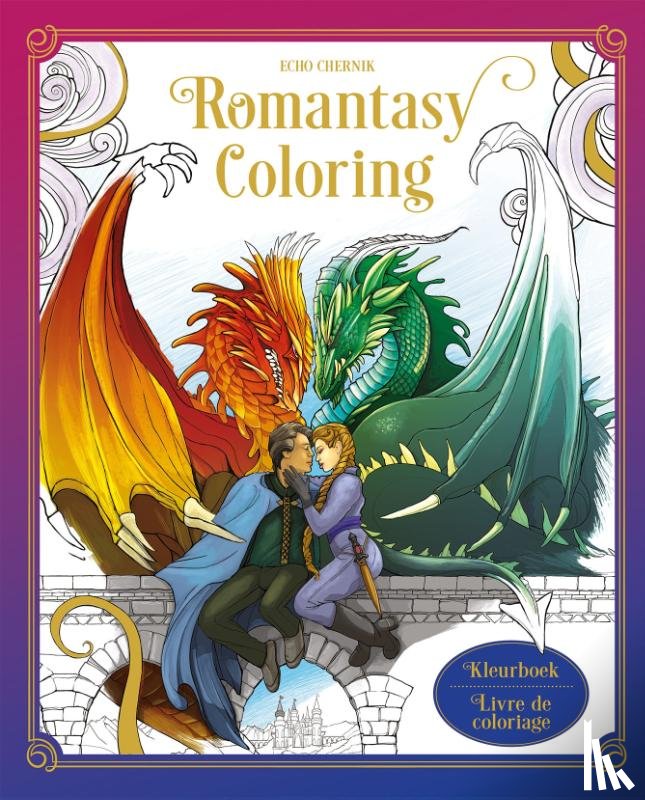  - Romantasy Coloring Kleurboek / Romantasy Coloring Livre de coloriage