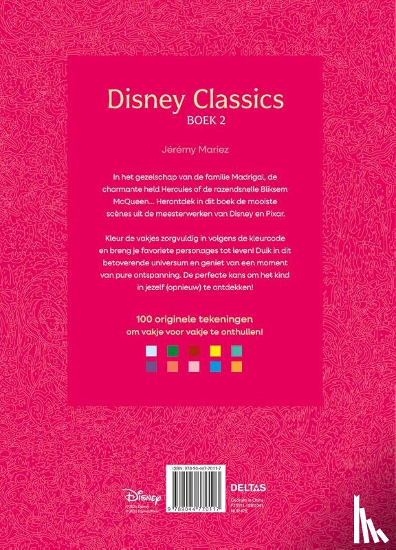  - Disney Classics boek 2 - Kleuren op nummer voor volwassenen