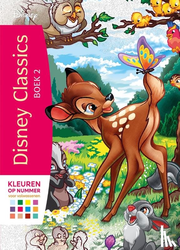  - Disney Classics boek 2 - Kleuren op nummer voor volwassenen